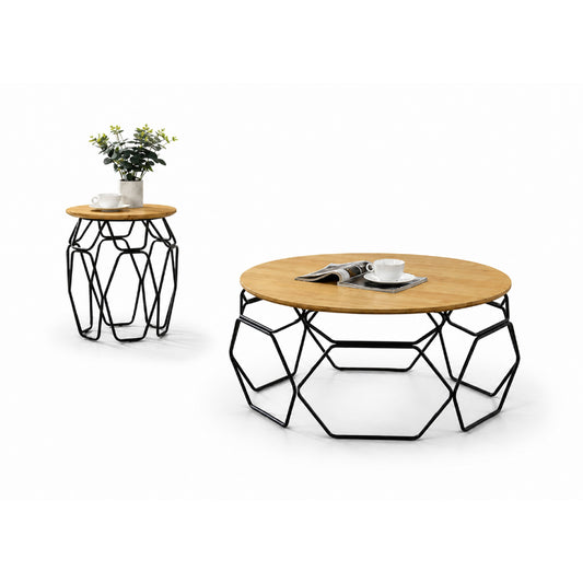 ORIENTAL Coffee Table + Side Table - Natural