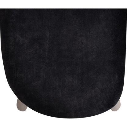 OZEL Bench - White Wash Leg, Black Seat (900L)