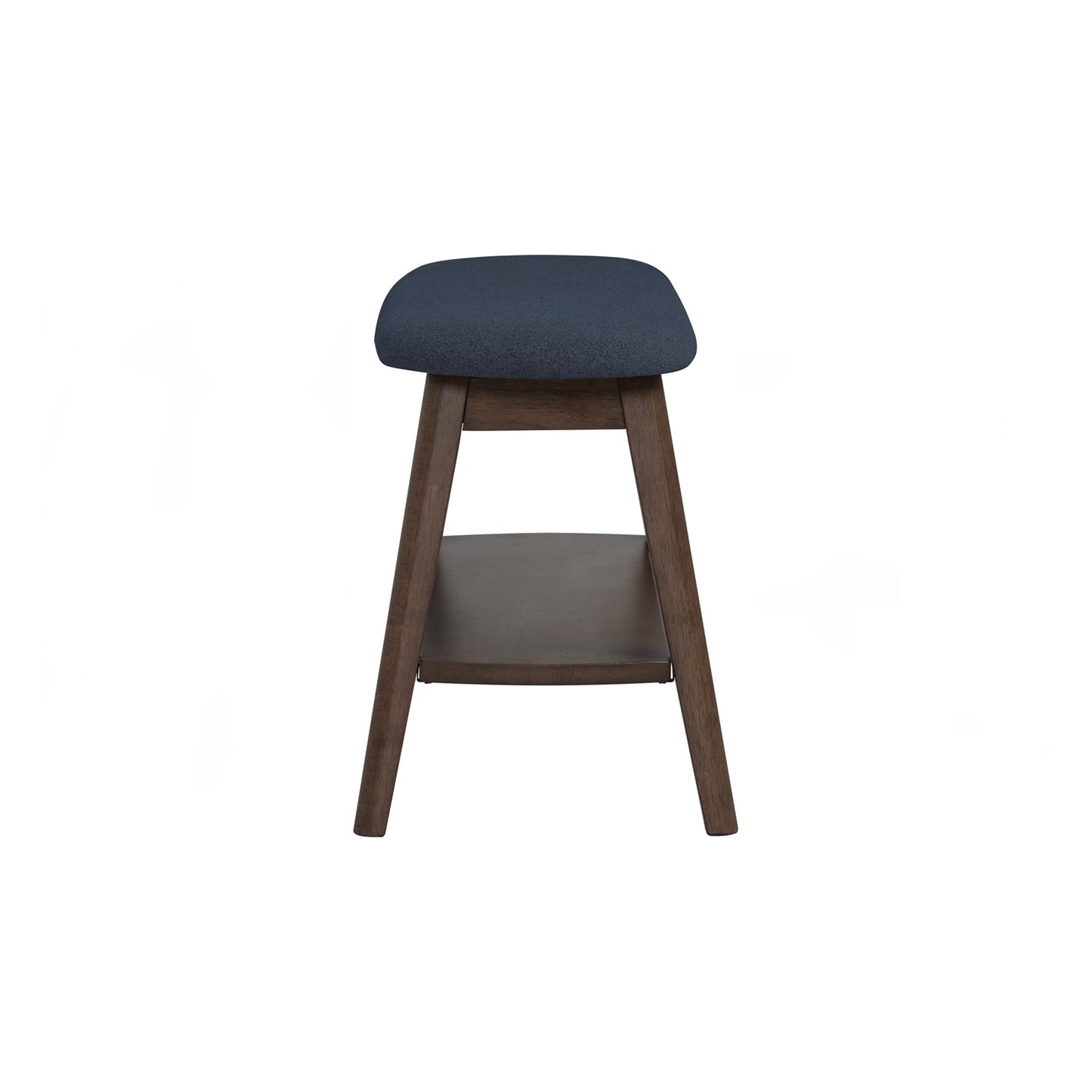 OZEL Bench - Cocoa Leg, Navy Seat (900L)