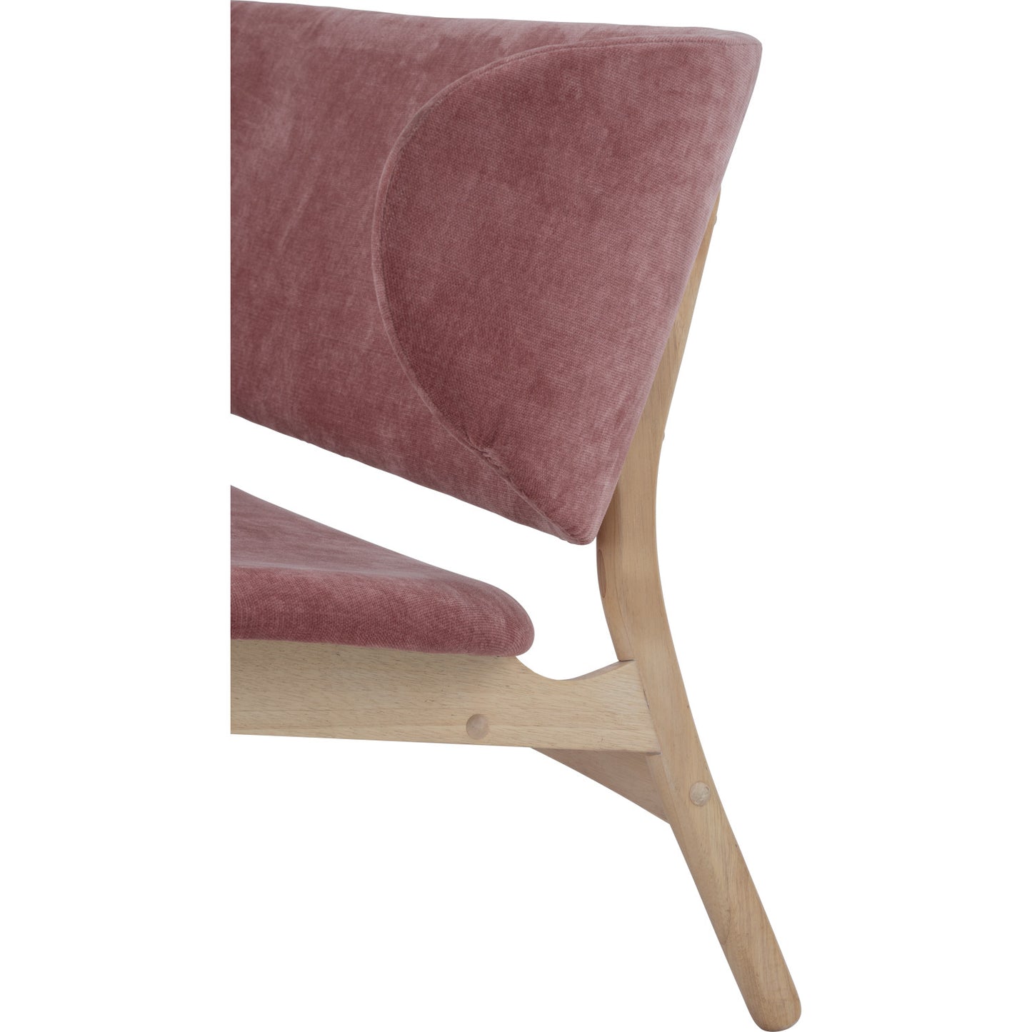 POLARA 2 Seater Lounge Chair - Salmon