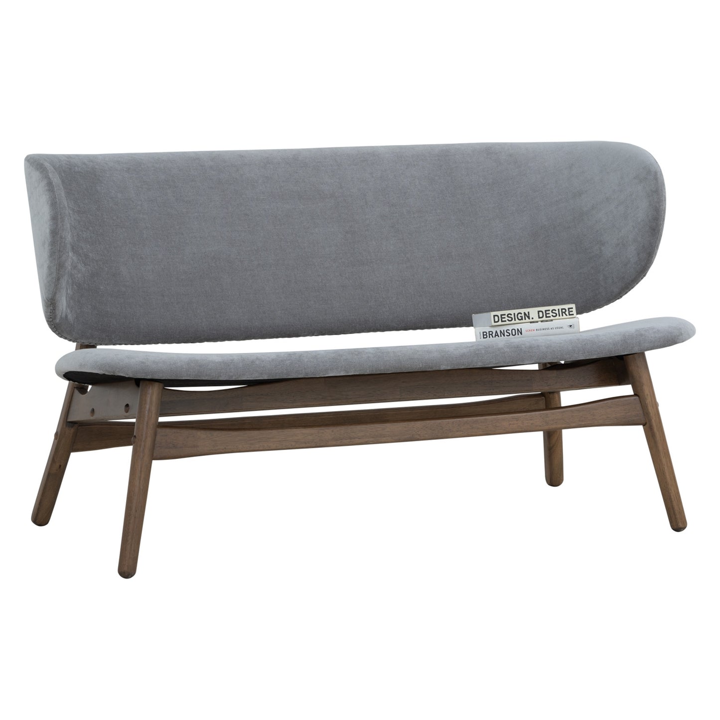 POLARA 2 Seater Lounge Chair - Grey