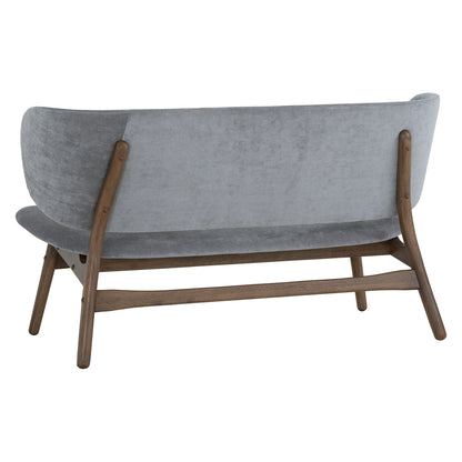 POLARA 2 Seater Lounge Chair - Grey