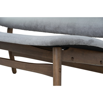 POLARA 2 Seater Lounge Chair - Grey