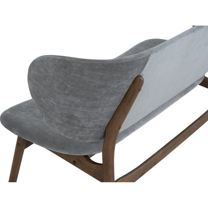 POLARA 2 Seater Lounge Chair - Grey