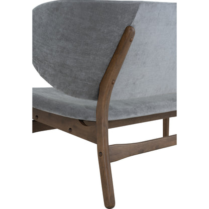 POLARA 2 Seater Lounge Chair - Grey