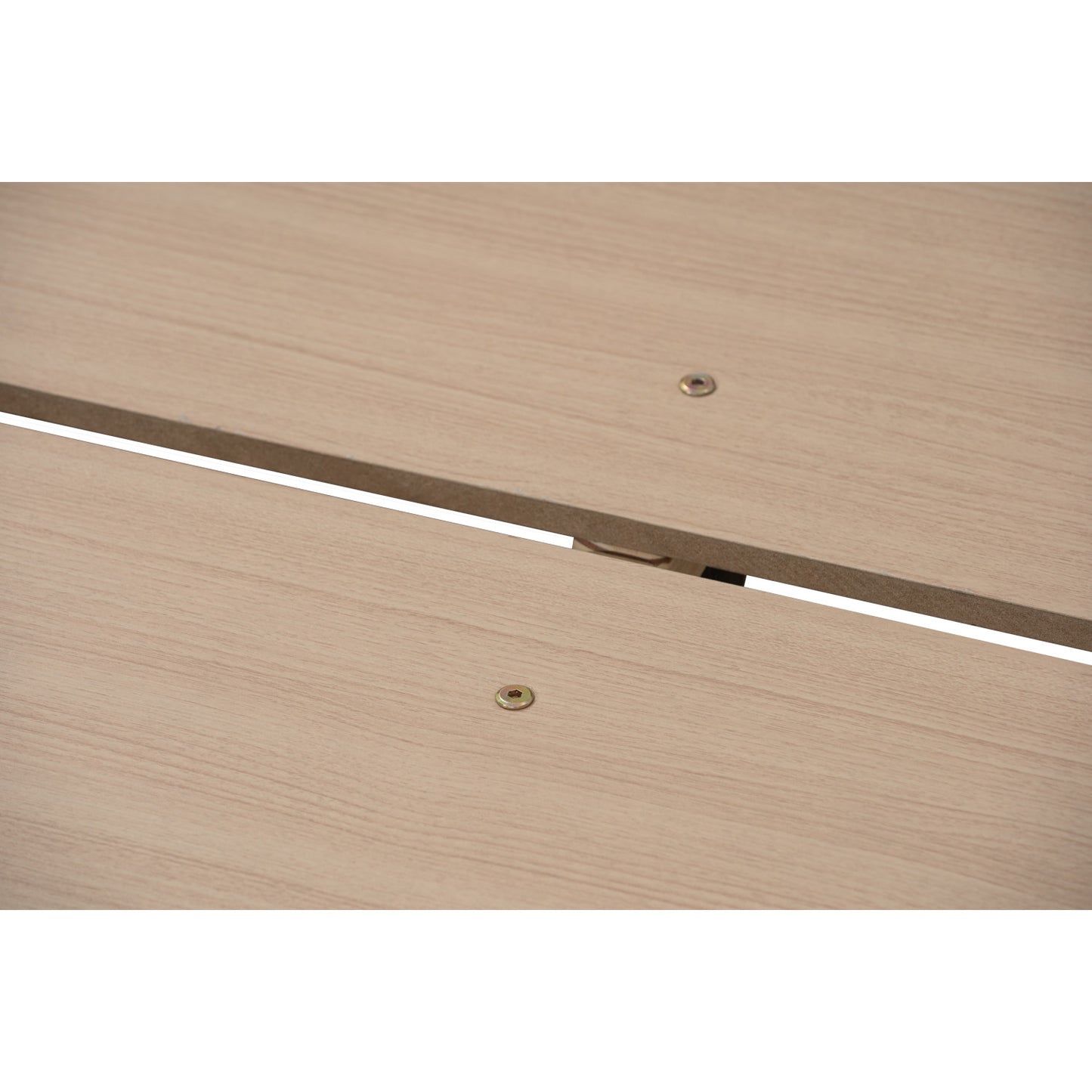 PLATO Bedframe With Side Table - Cocoa (Queen Size)