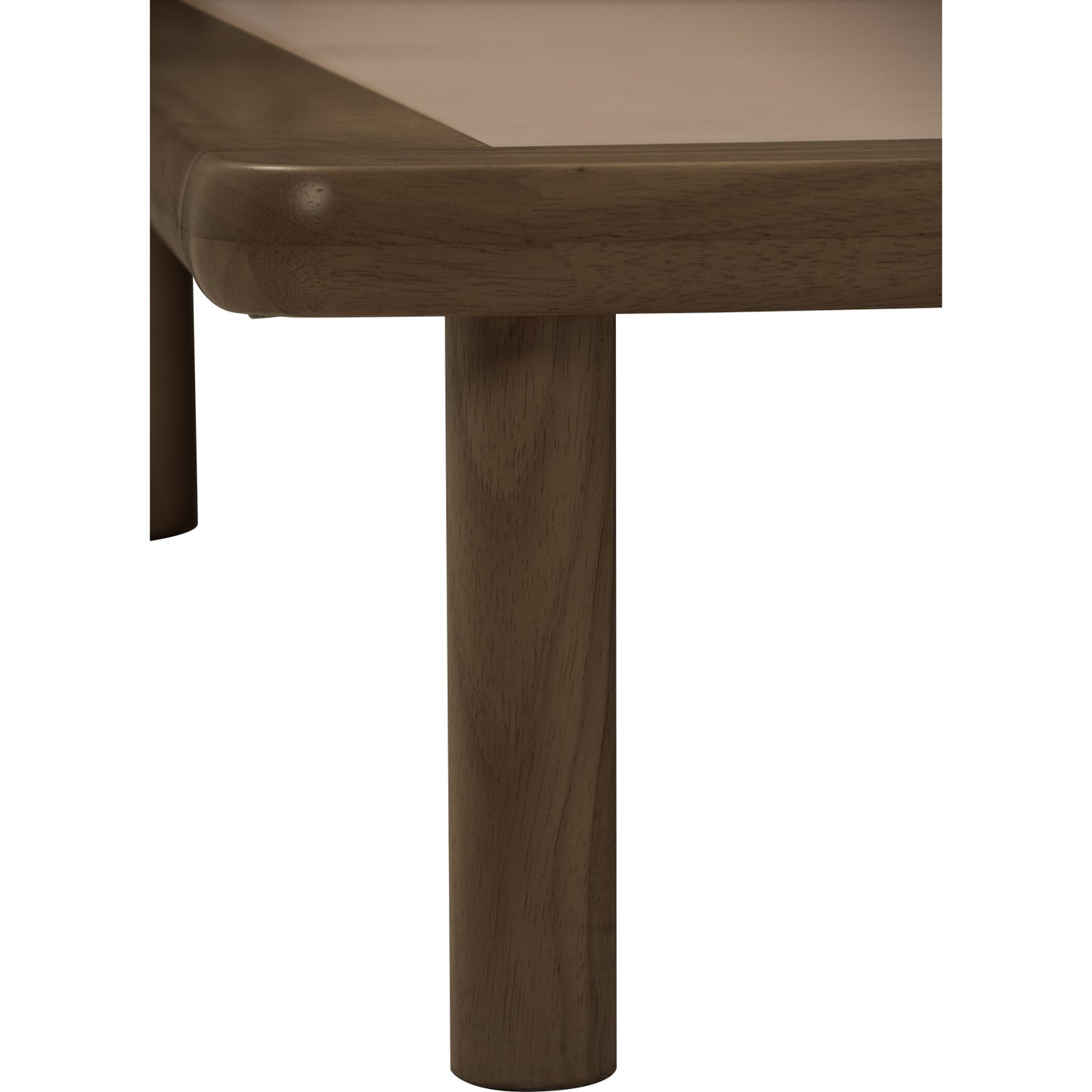 PLATO Bedframe With Side Table - Cocoa (Queen Size)