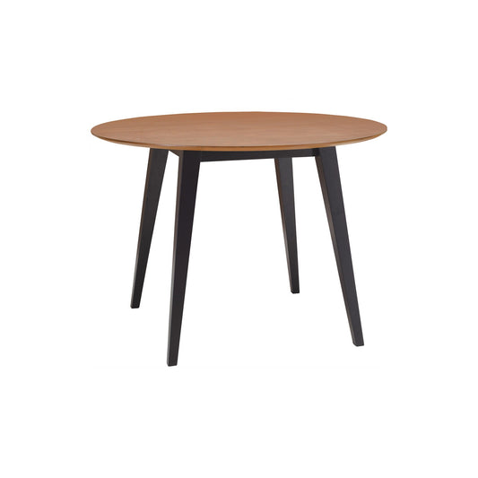 PLATON Round Dining Table - Cocoa Top, Black Leg (1067DIA)