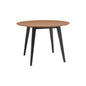 PLATON Round Dining Table - Cocoa Top, Black Leg (1067DIA)