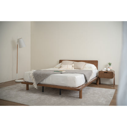 PLATT Bedframe - Cocoa (Queen Size)