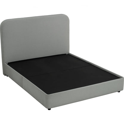 PONYO Bedframe - Warm Grey (Queen Size)