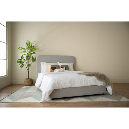 PONYO Bedframe - Warm Grey (Queen Size)