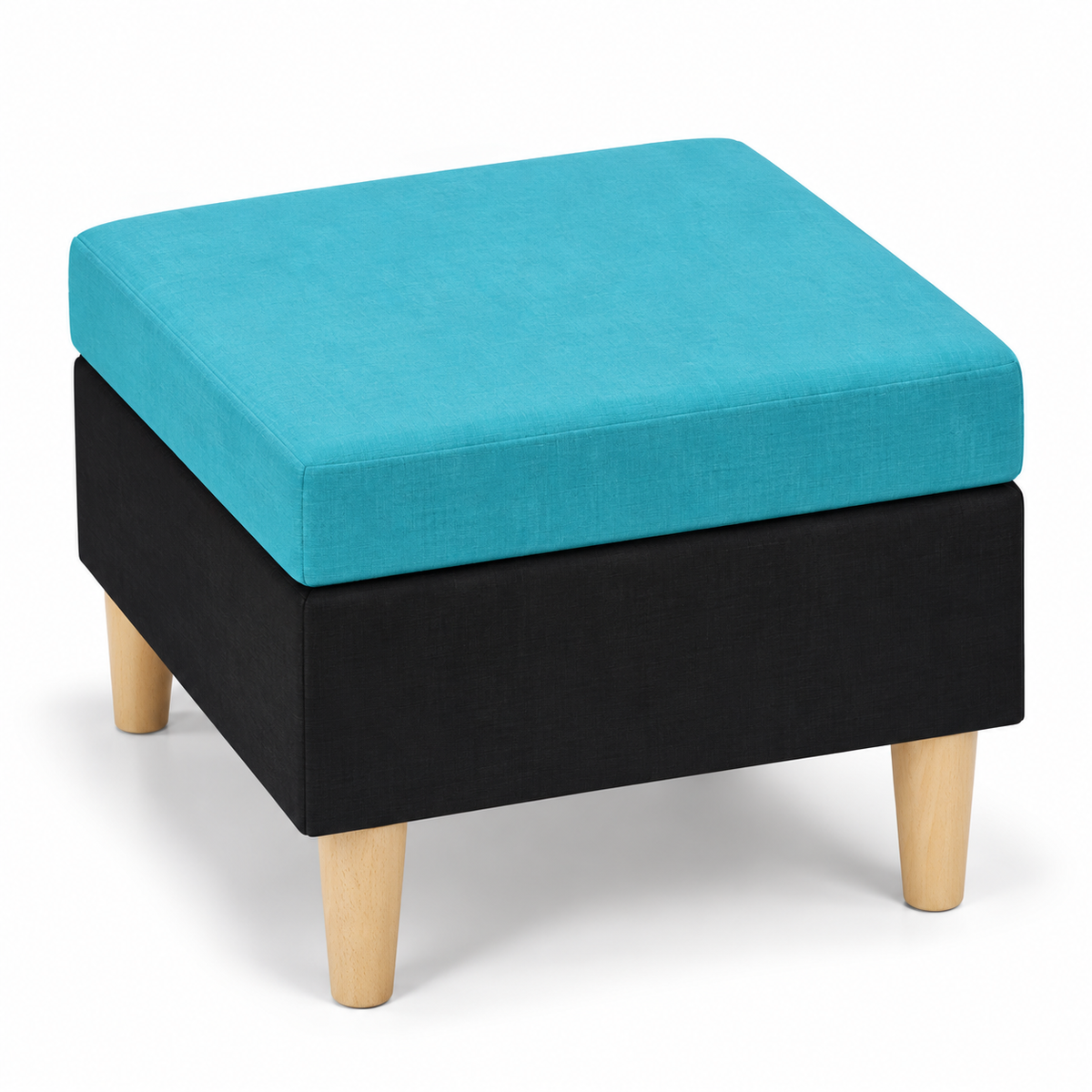 QS1006 Square Stool - Light Blue