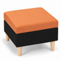 QS1006 Square Stool - Orange
