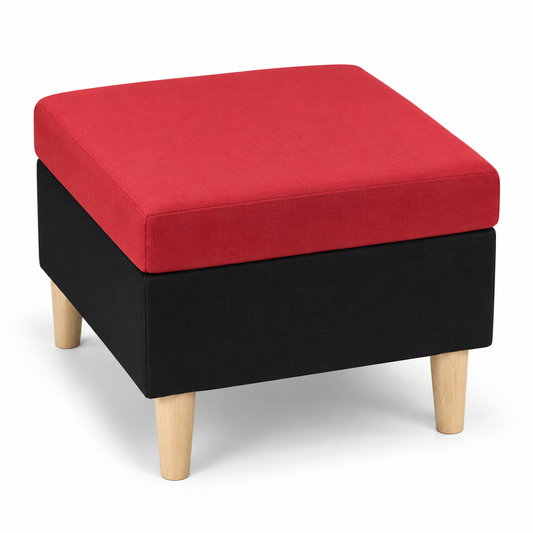 QS1006 Square Stool - Red