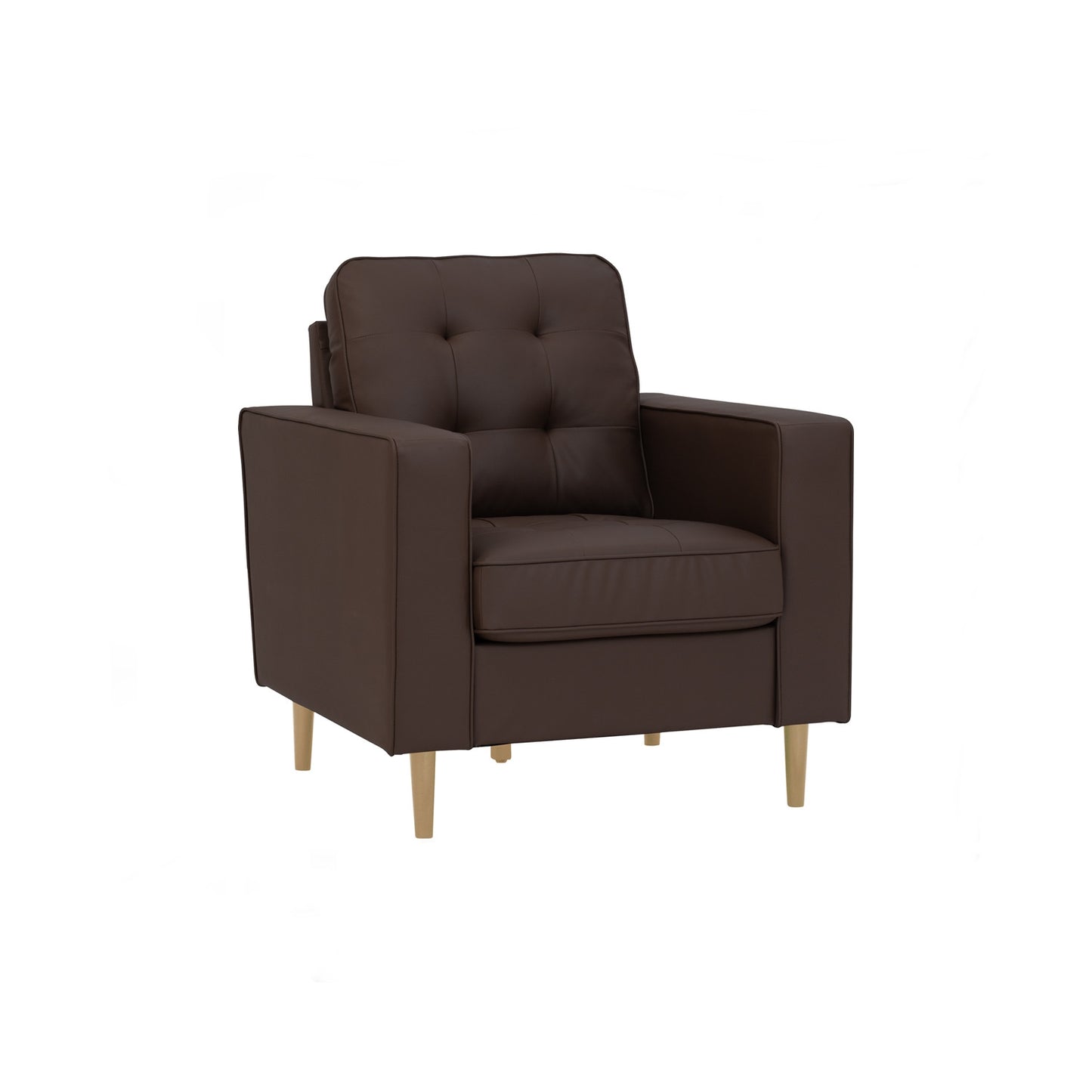 ROYCE 1 Seater Sofa - Brown