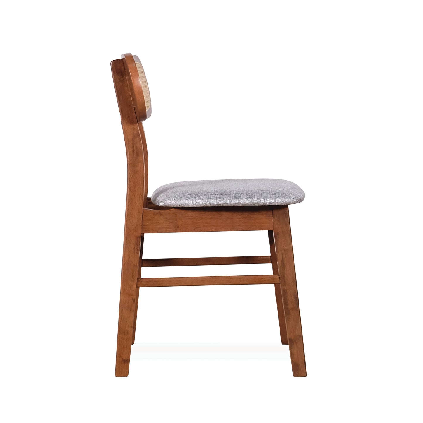 RIKA Dining Chair - Medium Brown