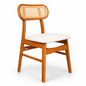 RIKA Dining Chair - Light Walnut