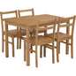 RIVAH Dining Set ( 1 Table + 4 Chair ) - Natural