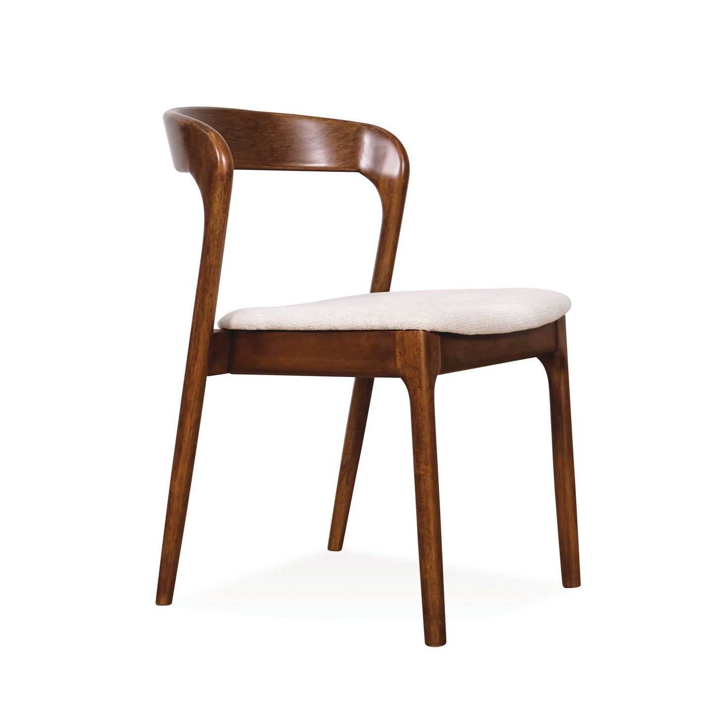 RUBY Dining Chair - Medium Brown