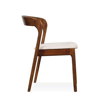 RUBY Dining Chair - Medium Brown