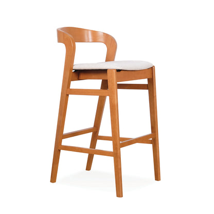 RUBY Barstool - Light Walnut (728 SH)