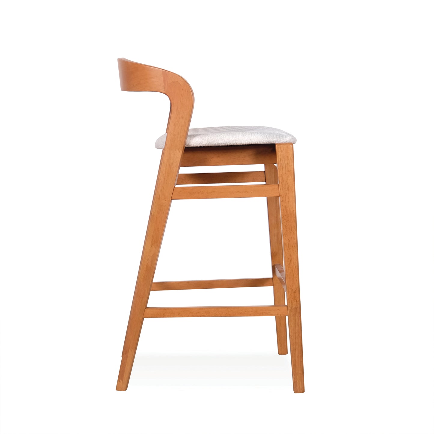 RUBY Barstool - Light Walnut (728 SH)