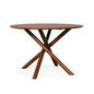 RUBY Round Dining Table - Medium Brown (1200DIA)