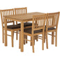 RUNE Dining Set ( 1 Table + 4 Chair ) - Natural