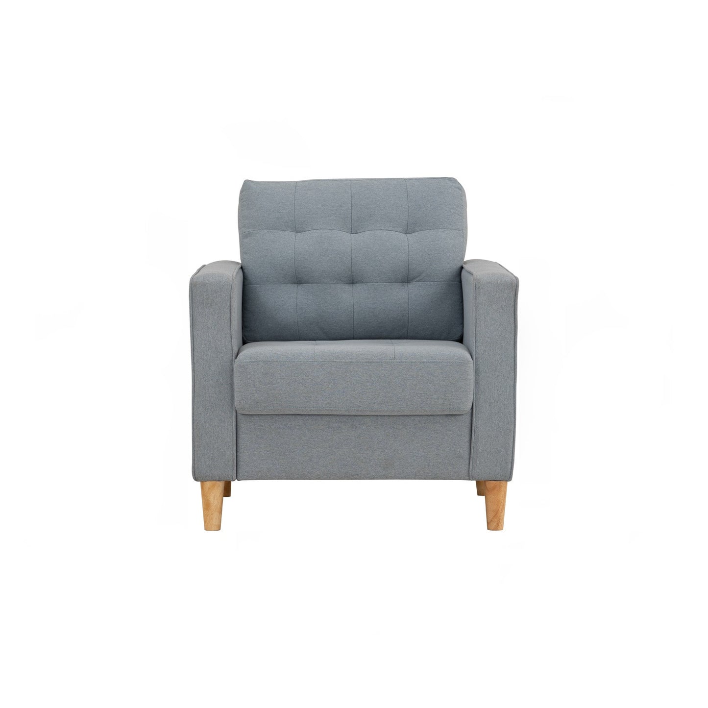 SLAVIA 1 Seater Sofa - Light Blue