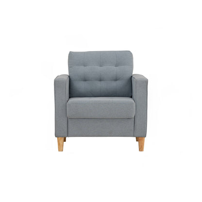 SLAVIA 1 Seater Sofa - Light Blue