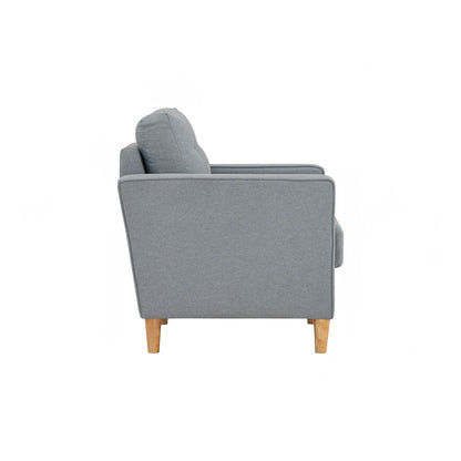 SLAVIA 1 Seater Sofa - Light Blue