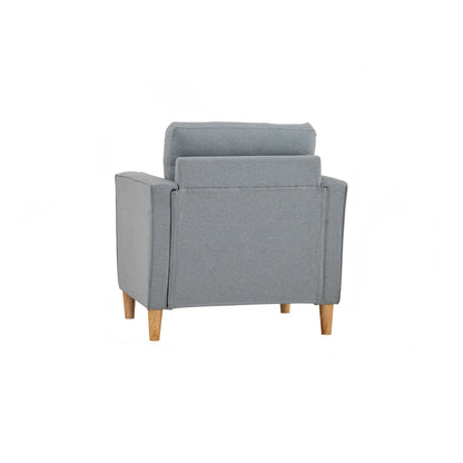 SLAVIA 1 Seater Sofa - Light Blue