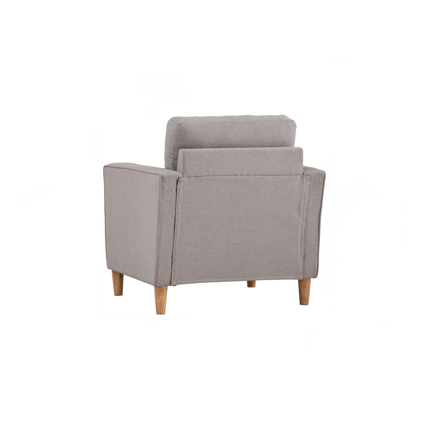 SLAVIA 1 Seater Sofa - Light Grey