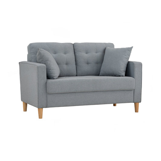 SLAVIA 2 Seater Sofa - Light Blue