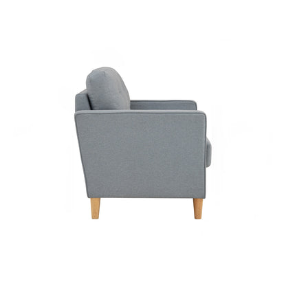 SLAVIA 2 Seater Sofa - Light Blue