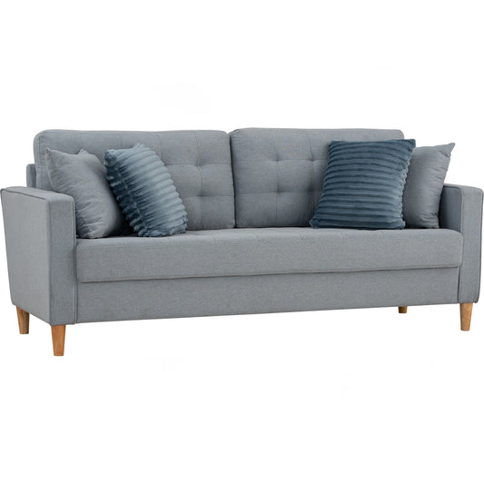 SLAVIA 3 Seater Sofa - Light Blue