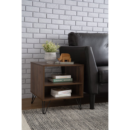 SAMOS Bed Side Table - Walnut