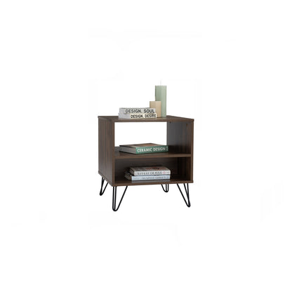 SAMOS Bed Side Table - Walnut
