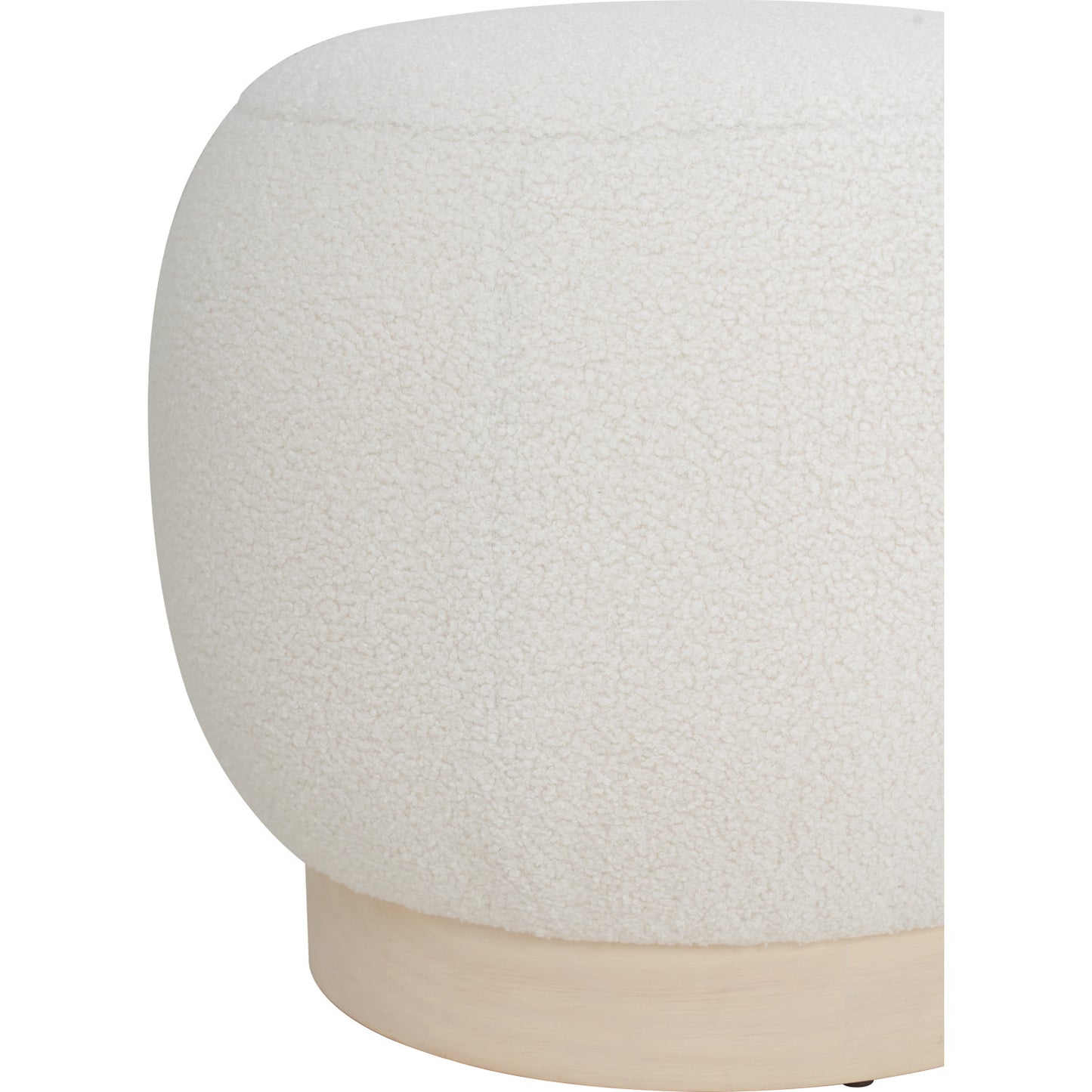 STELIA Pouf - Cream White