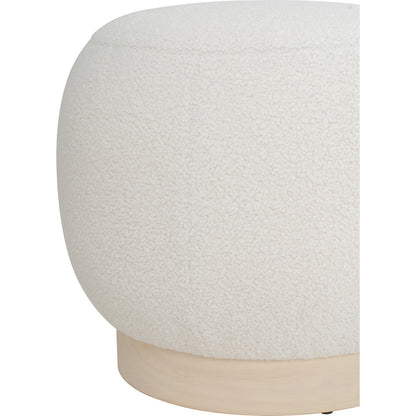 STELIA Pouf - Cream White