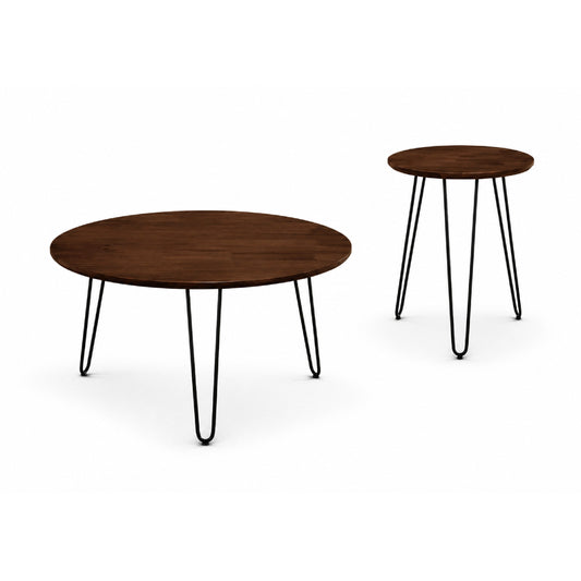 STYLO Coffee Table + Side Table - Walnut