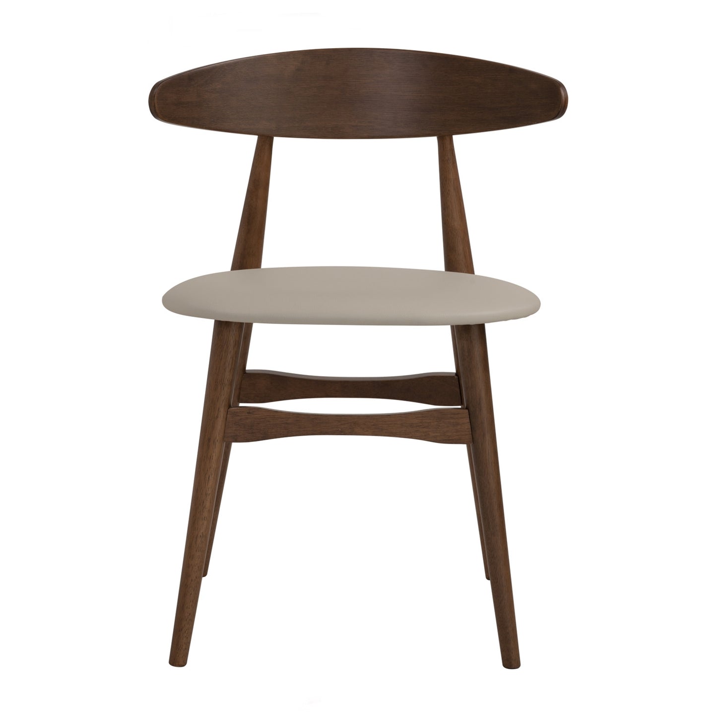 TELYN Dining Chair - Cocoa Leg, Cream Seat