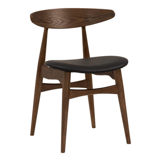 TRICIA Dining Chair - Cocoa Frame, Espresso Seat