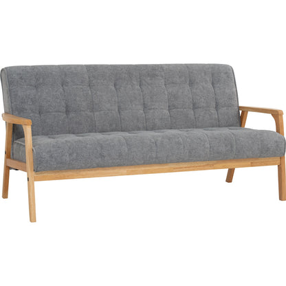 TUCSON 3 Seater Sofa - Grey (Pets Friendly Fabric)