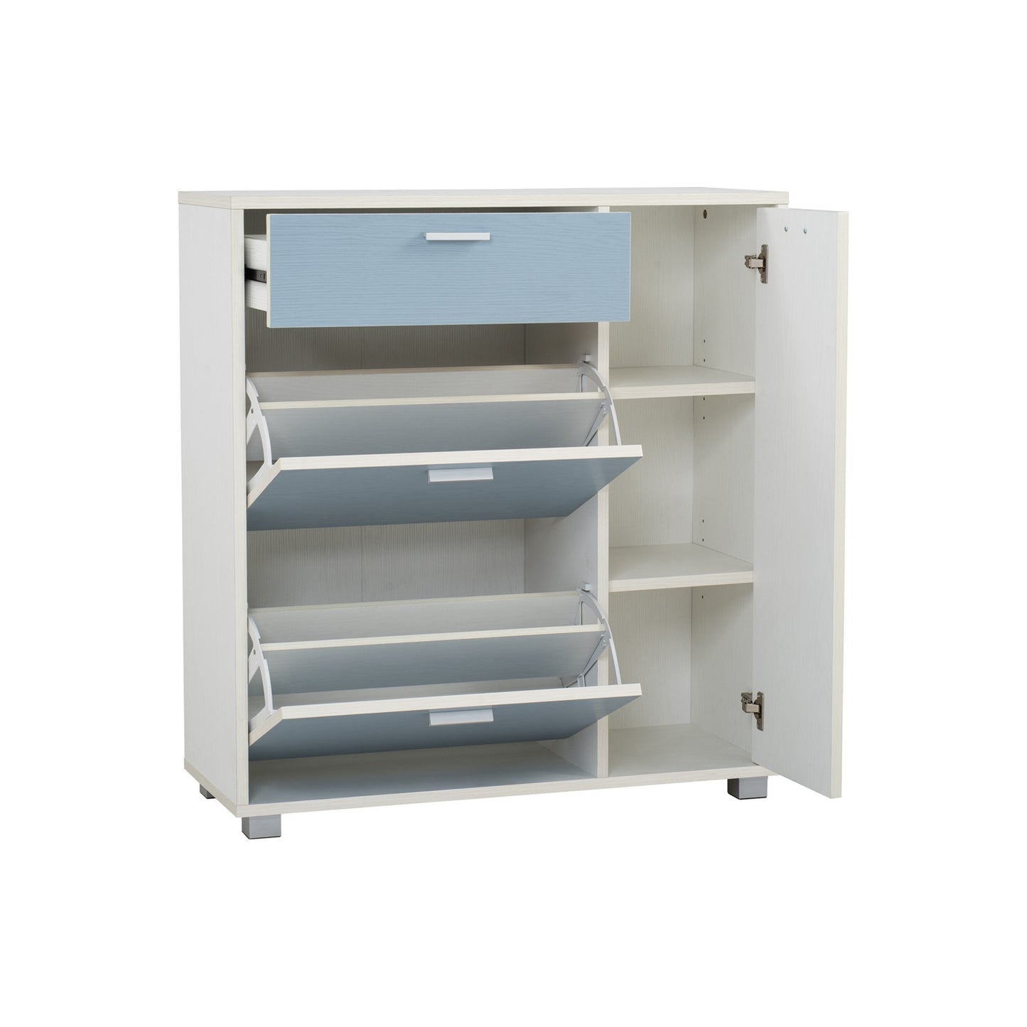 TALBOT Shoe Cabinet - White