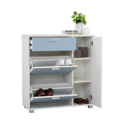 TALBOT Shoe Cabinet - White