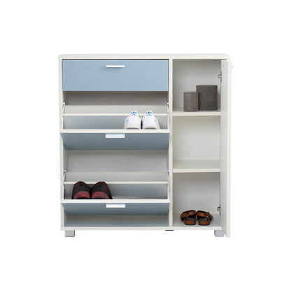 TALBOT Shoe Cabinet - White