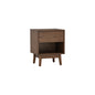 TENRI Bed Side Table - Cocoa (With 1 Drawer)