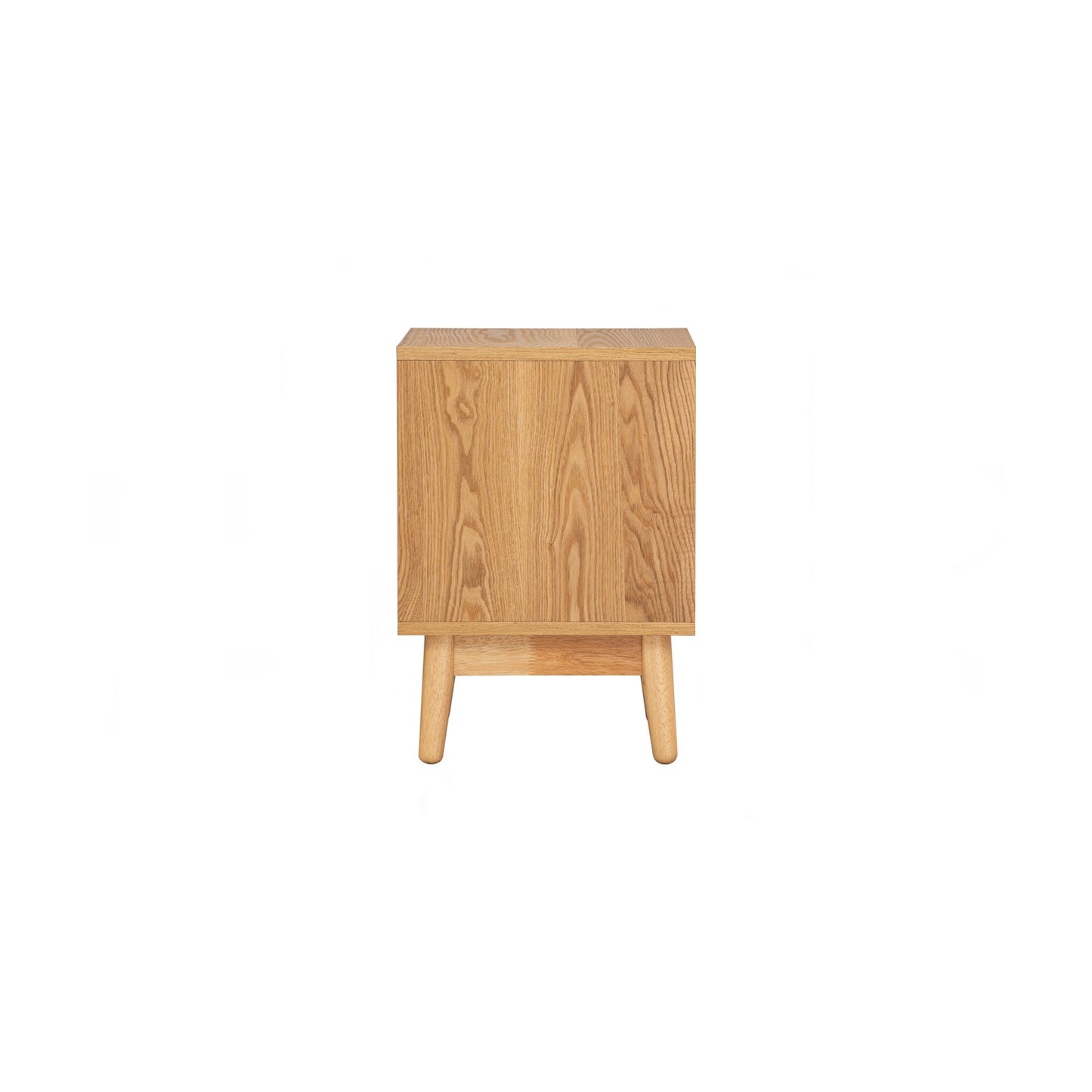 TENRI Bed Side Table - Natural (With 1 Drawer)